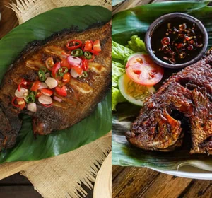 ikan bakar melaka yang sedap