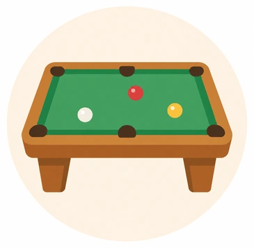 villa ada meja snooker